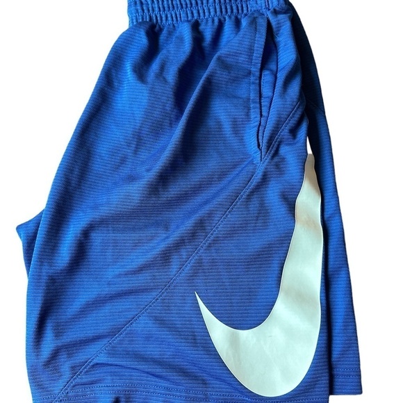 Nike womens dri fit shorts medium blue - Picture 1 of 6